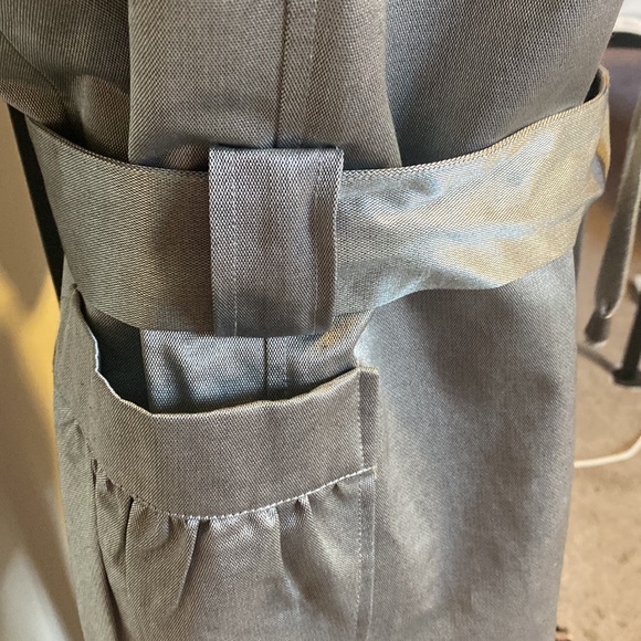 PRE-OWNED WOMEN’S VINTAGE RETRO CACHE METALLIC BELTED TRENCH JACKET - Picture 10 of 16